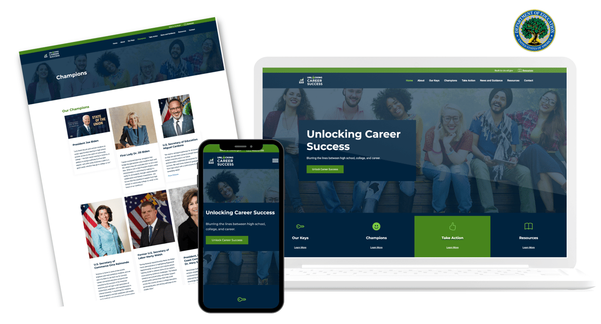 Unlocking Career Success website